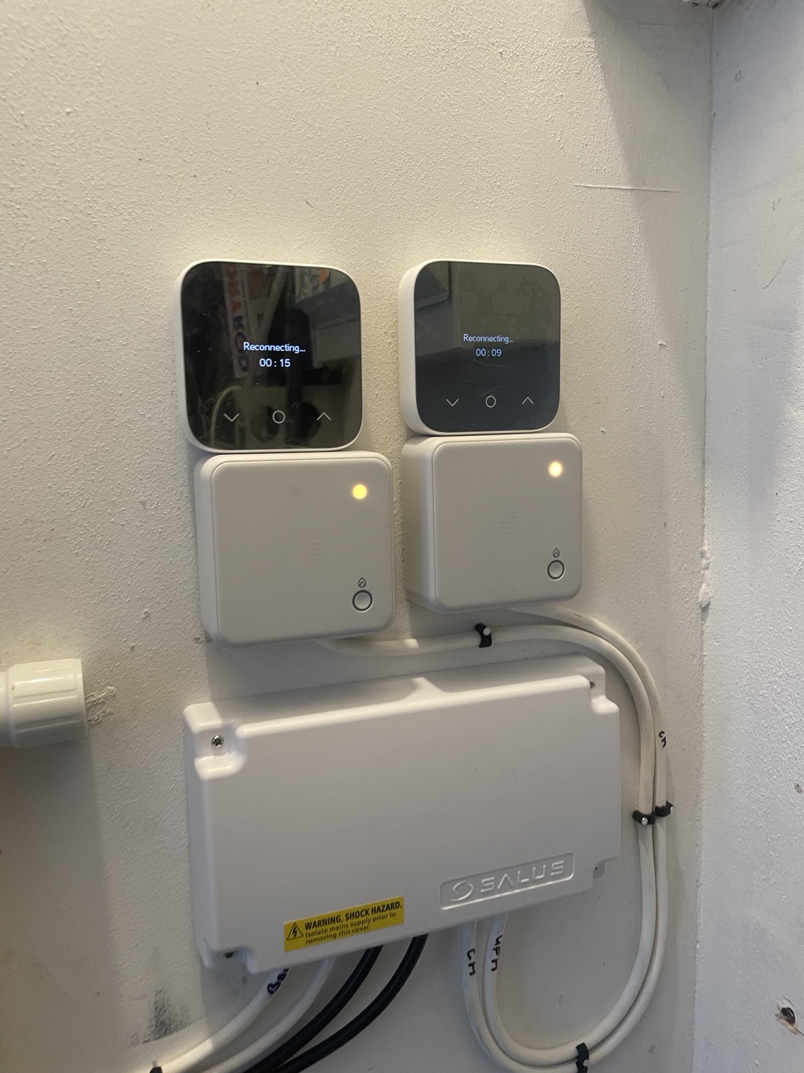 Heating controls installation